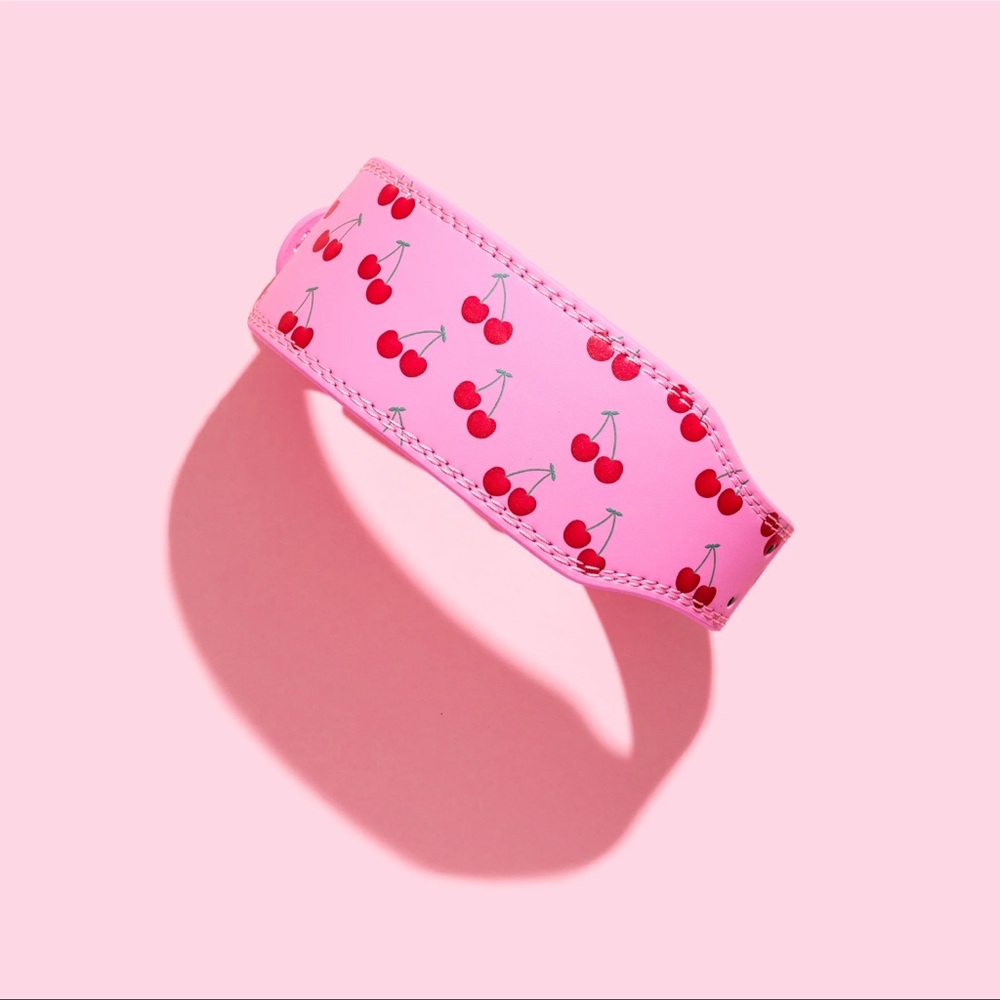 Vibrant Pink Cherry powerlifting belt